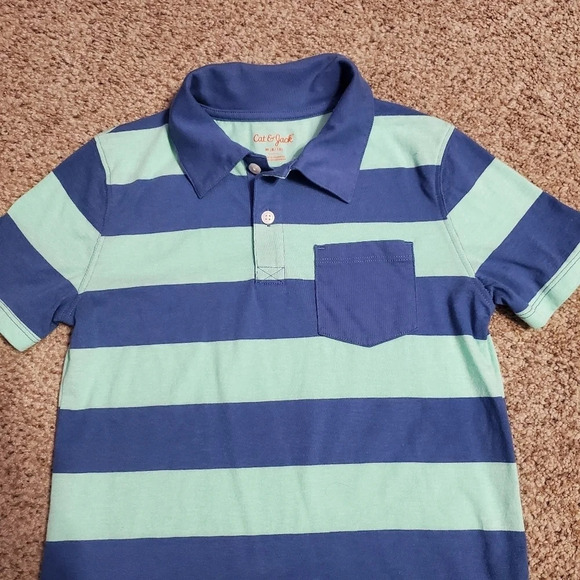 Cat & Jack Boy's Polo Shirt Spring Easter M 8/10 - Picture 2 of 6